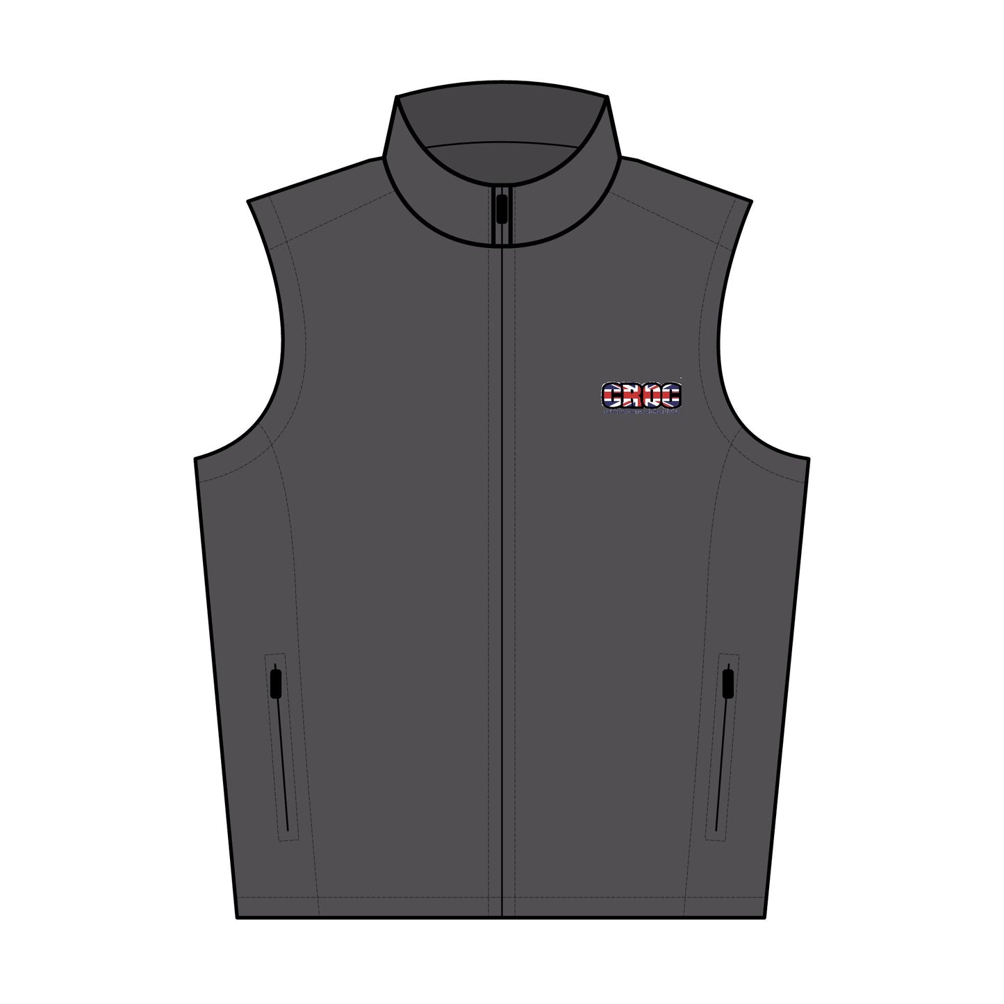 Carolina Rover Owners Club Land Rover Soft Shell Vest with Embroidery, Stylish Outerwear for Work, Casual Wear, Gifts, Outdoor Activities