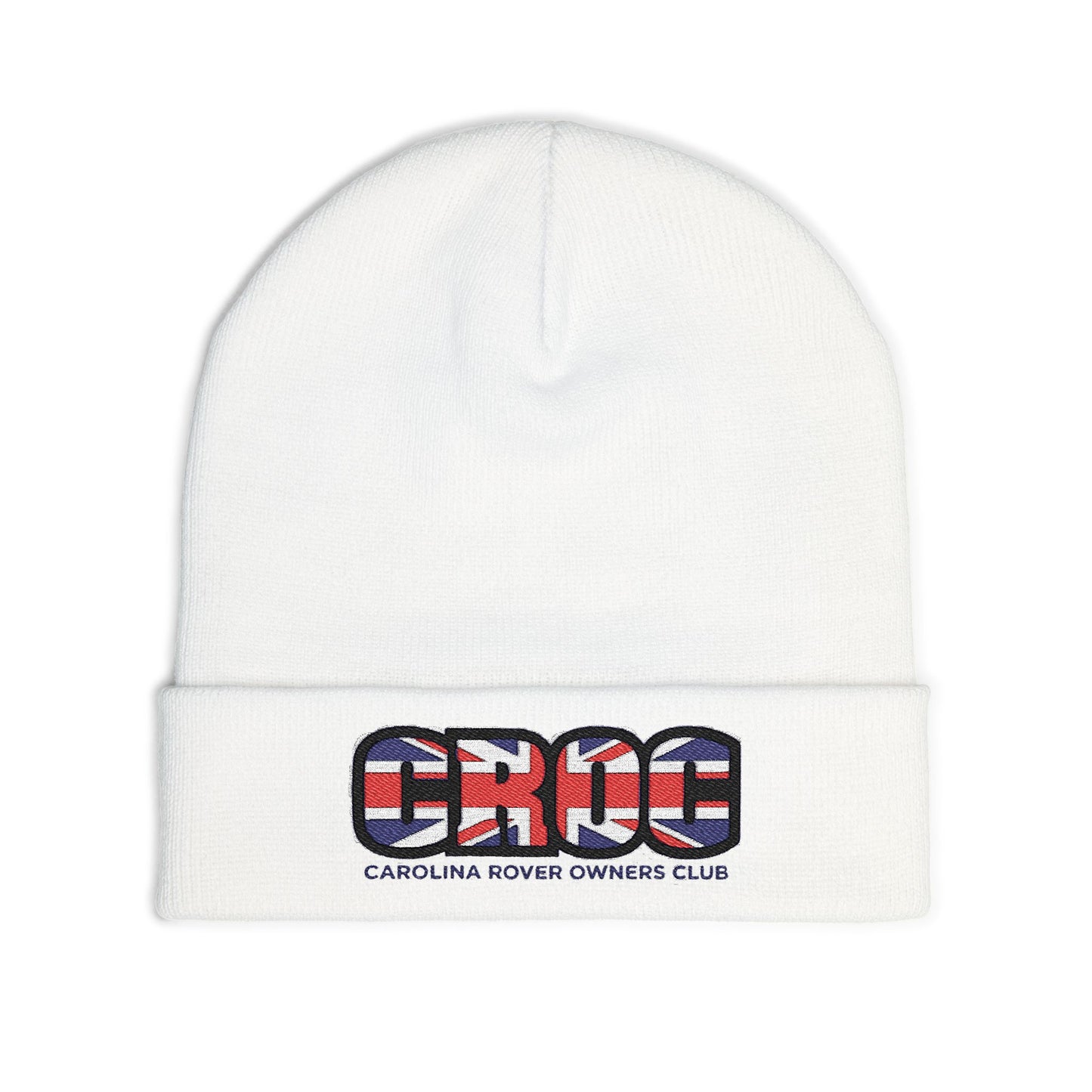 Embroidered Knit Beanie for Rover Enthusiasts, Cozy Winter Accessories, Gift for Car Lovers, Outdoor Sportswear, Personalized Headwear