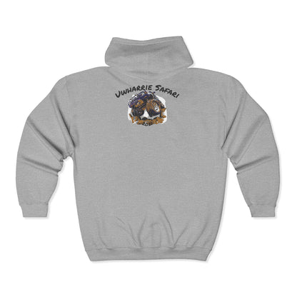 Cozy Graphic Zip Hoodie - Perfect for Casual Wear, Gifts for Friends, All Seasons, Unisex Apparel, Warm Layering