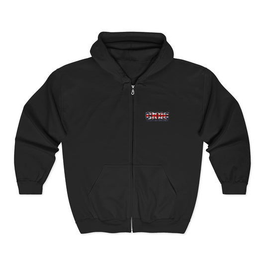 Cozy Graphic Zip Hoodie - Perfect for Casual Wear, Gifts for Friends, All Seasons, Unisex Apparel, Warm Layering