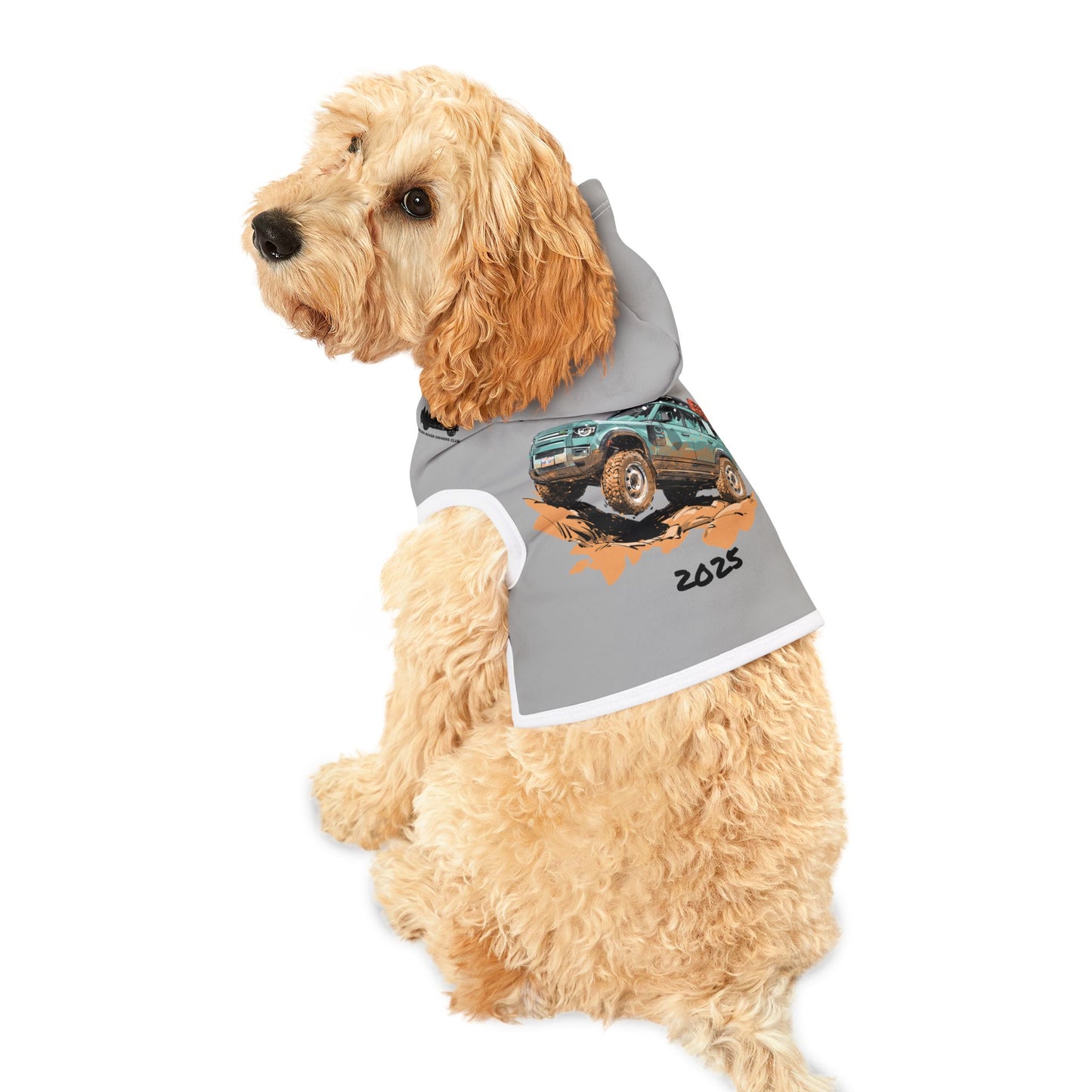 Pet Hoodie for Adventurous Dogs, Cute Dog Clothing, Uwharrie Safari 2025 Hoodie, Outdoor Pet Gear, Gift for Dog Lovers