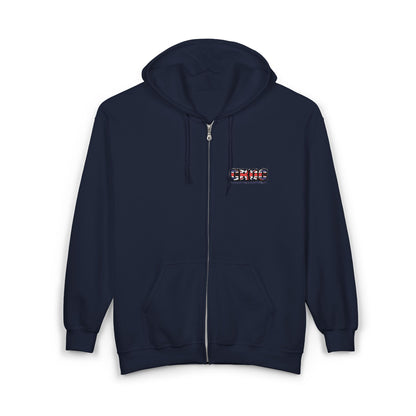 Cozy Graphic Zip Hoodie - Perfect for Casual Wear, Gifts for Friends, All Seasons, Unisex Apparel, Warm Layering