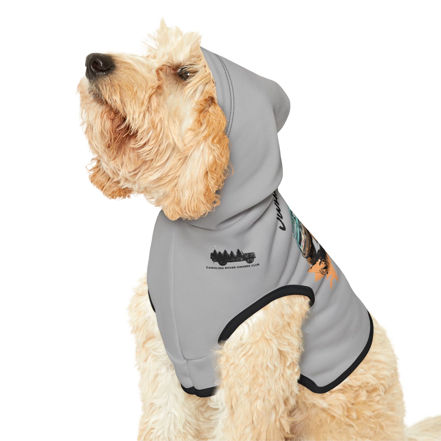 Pet Hoodie for Adventurous Dogs, Cute Dog Clothing, Uwharrie Safari 2025 Hoodie, Outdoor Pet Gear, Gift for Dog Lovers