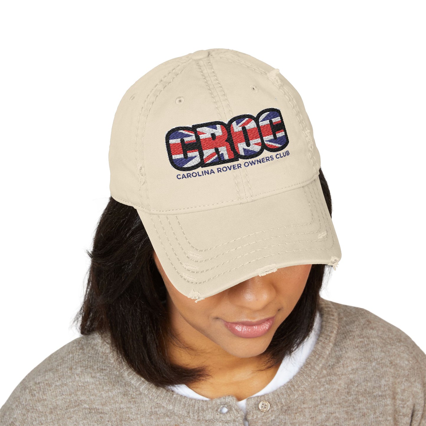 Distressed Dad Hat (Embroidery)