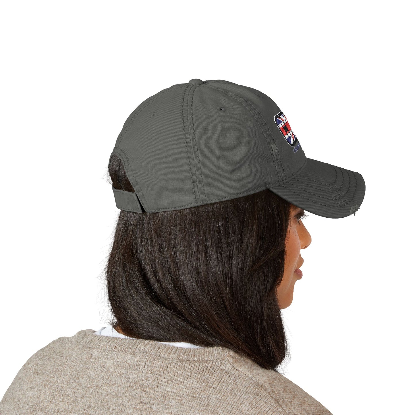 Distressed Dad Hat (Embroidery)