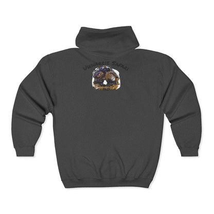 Cozy Graphic Zip Hoodie - Perfect for Casual Wear, Gifts for Friends, All Seasons, Unisex Apparel, Warm Layering