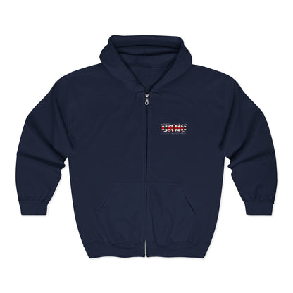 Cozy Graphic Zip Hoodie - Perfect for Casual Wear, Gifts for Friends, All Seasons, Unisex Apparel, Warm Layering