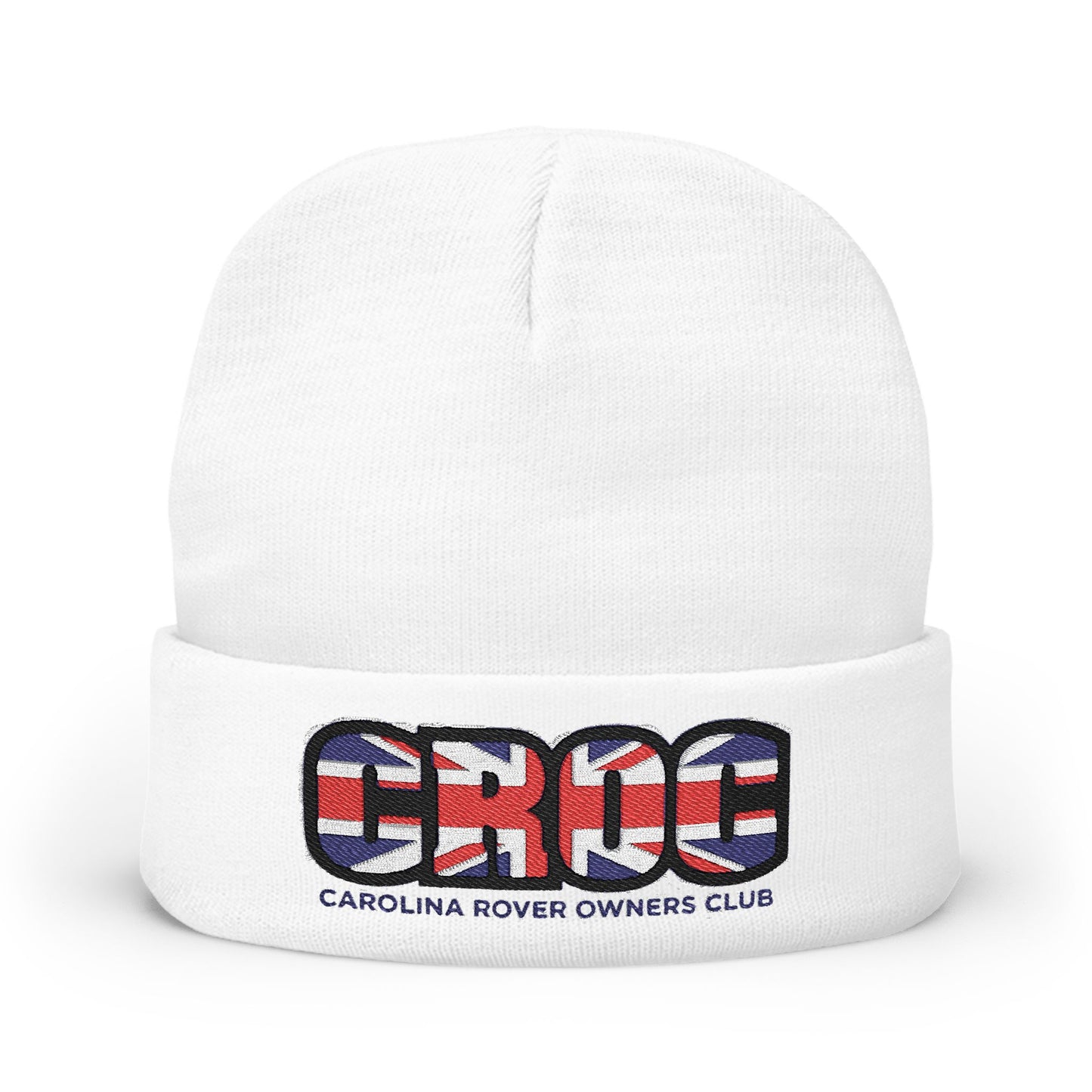 Embroidered Knit Beanie for Rover Enthusiasts, Cozy Winter Accessories, Gift for Car Lovers, Outdoor Sportswear, Personalized Headwear