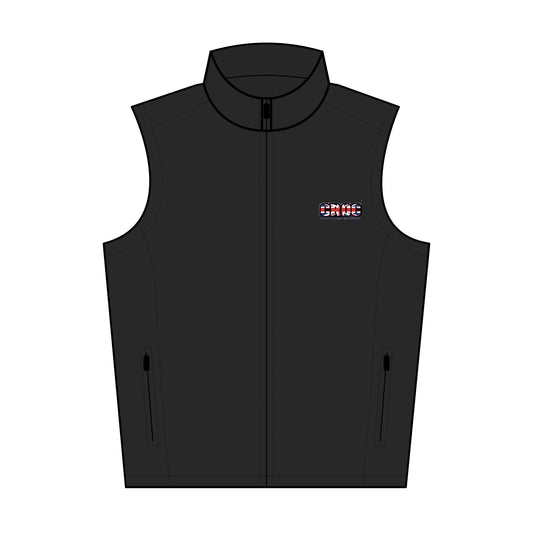 Carolina Rover Owners Club Land Rover Soft Shell Vest with Embroidery, Stylish Outerwear for Work, Casual Wear, Gifts, Outdoor Activities