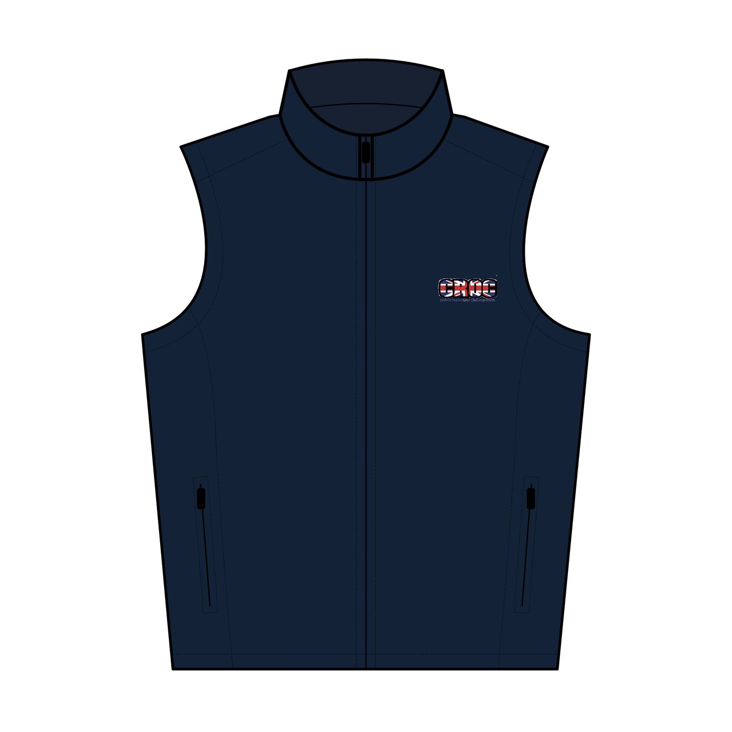 Carolina Rover Owners Club Land Rover Soft Shell Vest with Embroidery, Stylish Outerwear for Work, Casual Wear, Gifts, Outdoor Activities